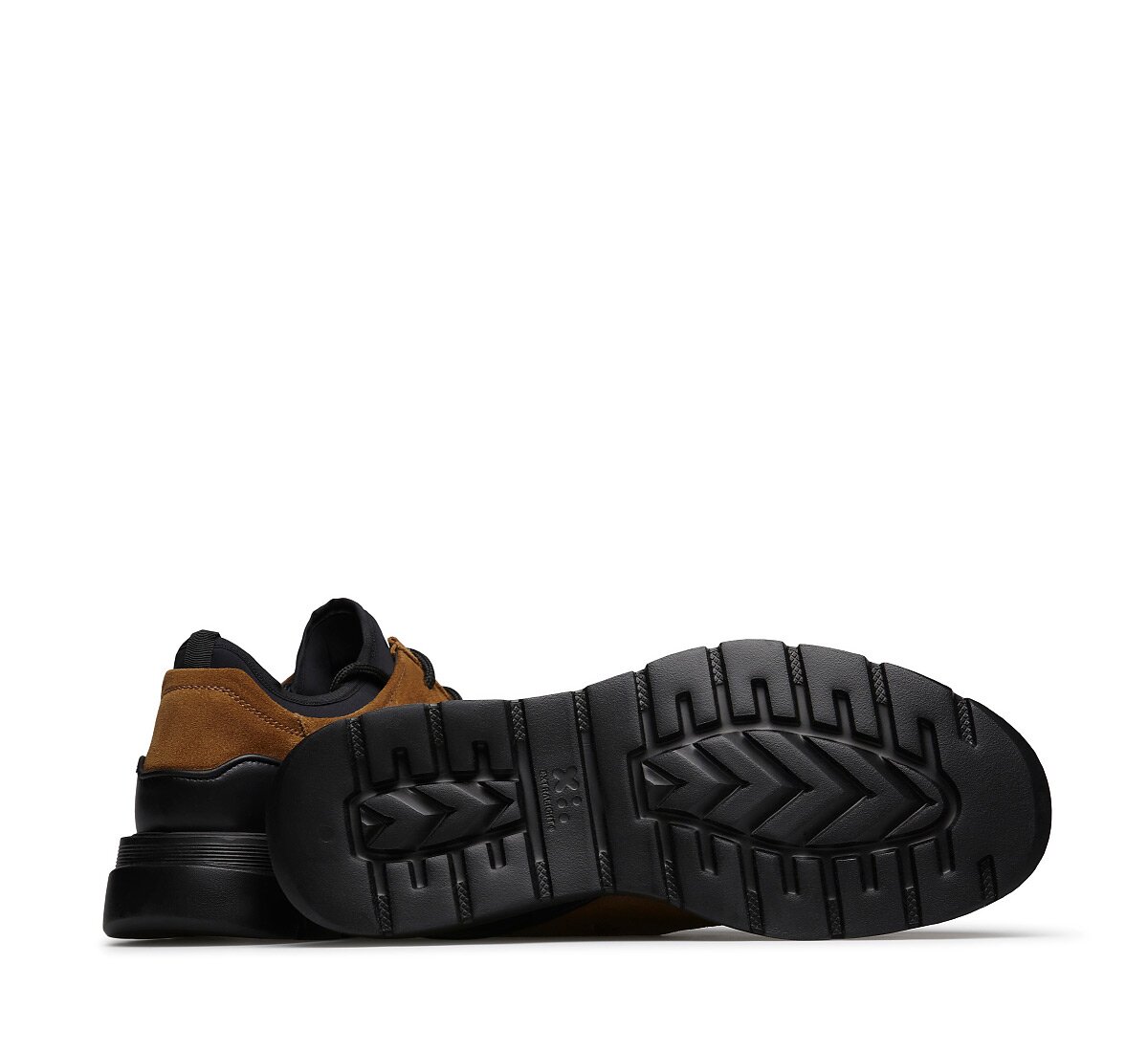Velour lace-up
