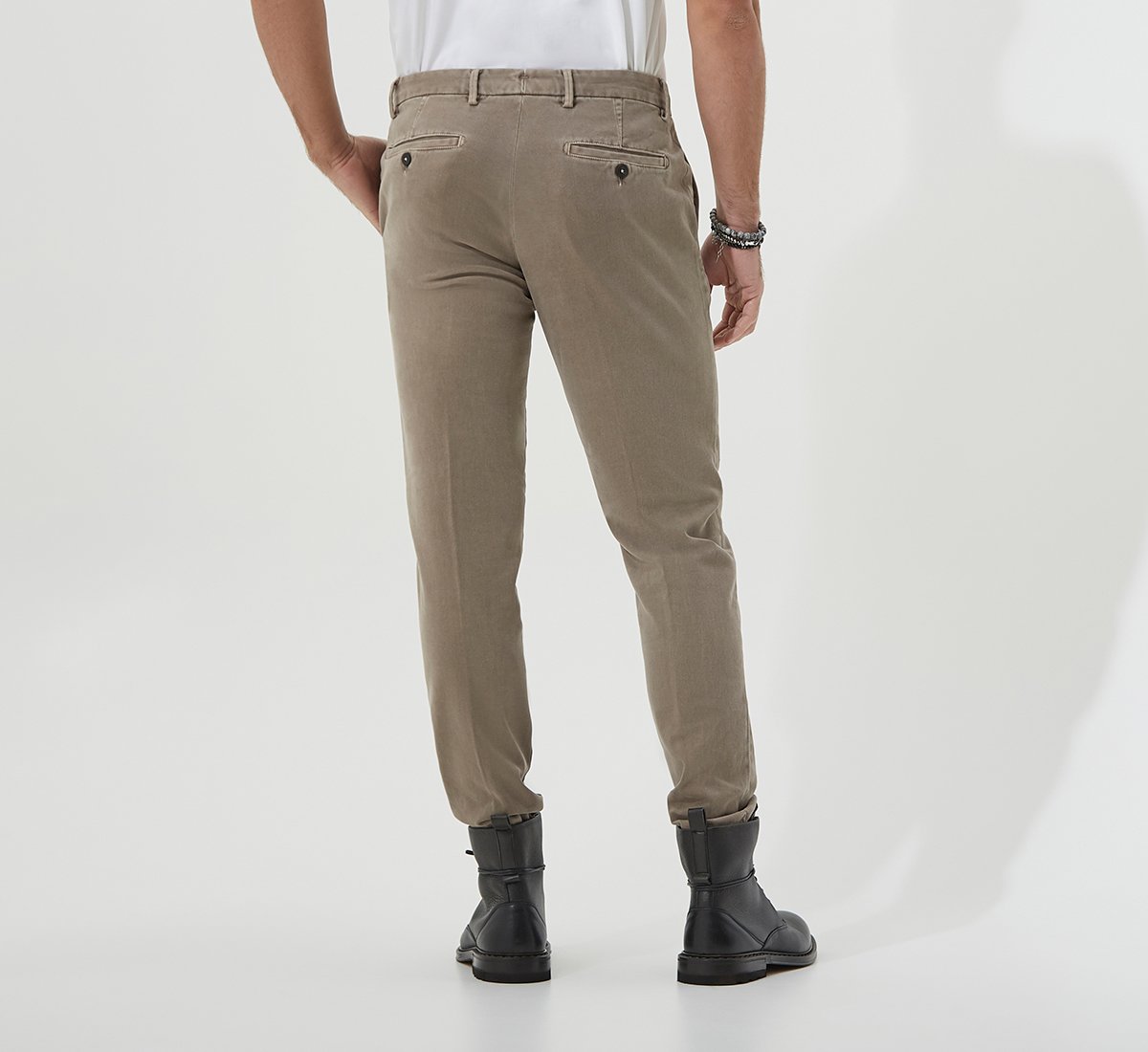 Pantalone slim fit in cotone