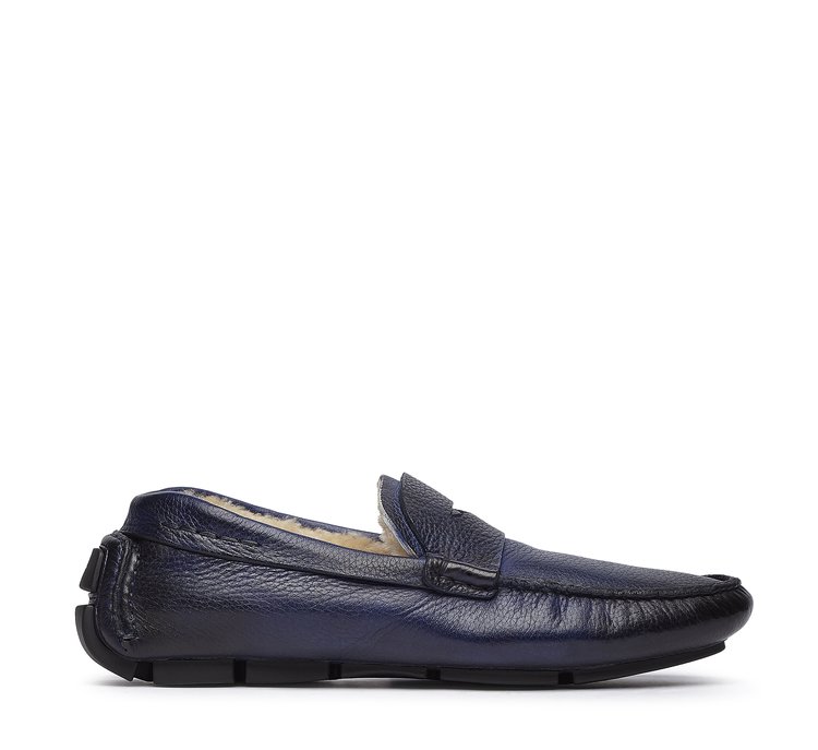 Drive loafer in deer leather