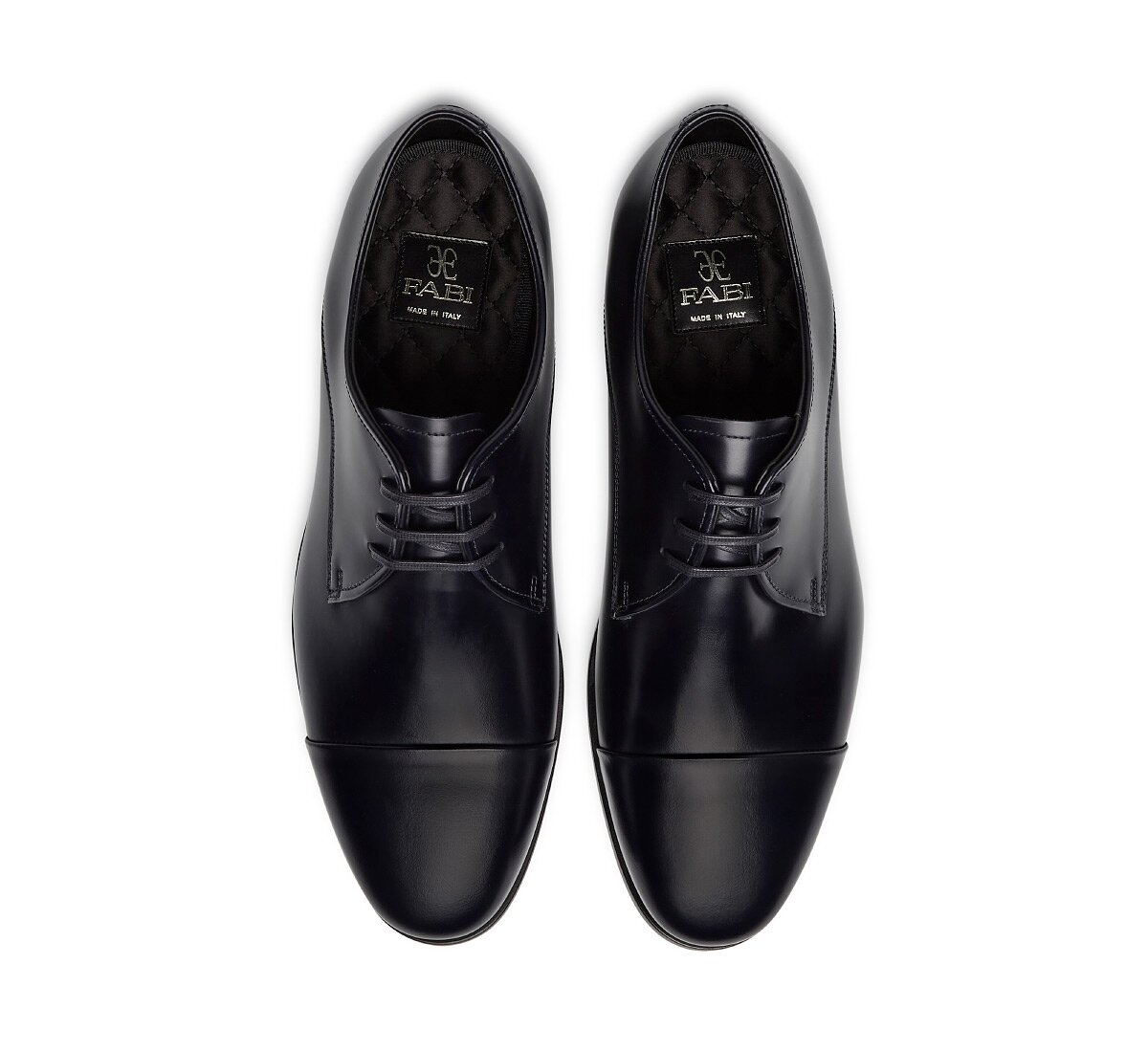 Дерби из телячьей кожи Fabi