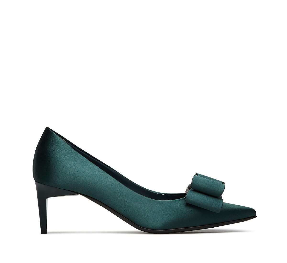 Fabi satin pumps