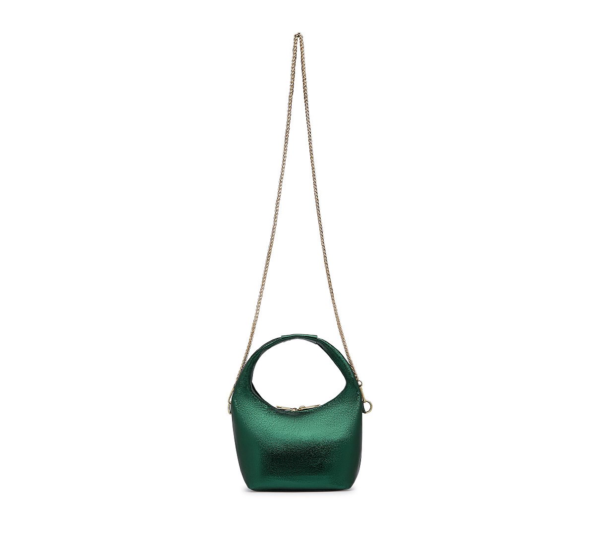 Handbag with laminated shoulder strap