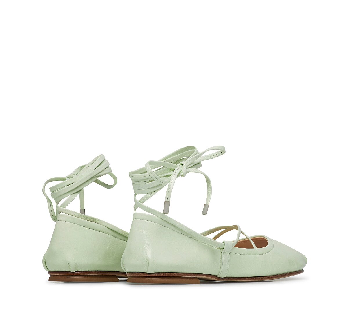 Fabi ballerinas with ankle ties