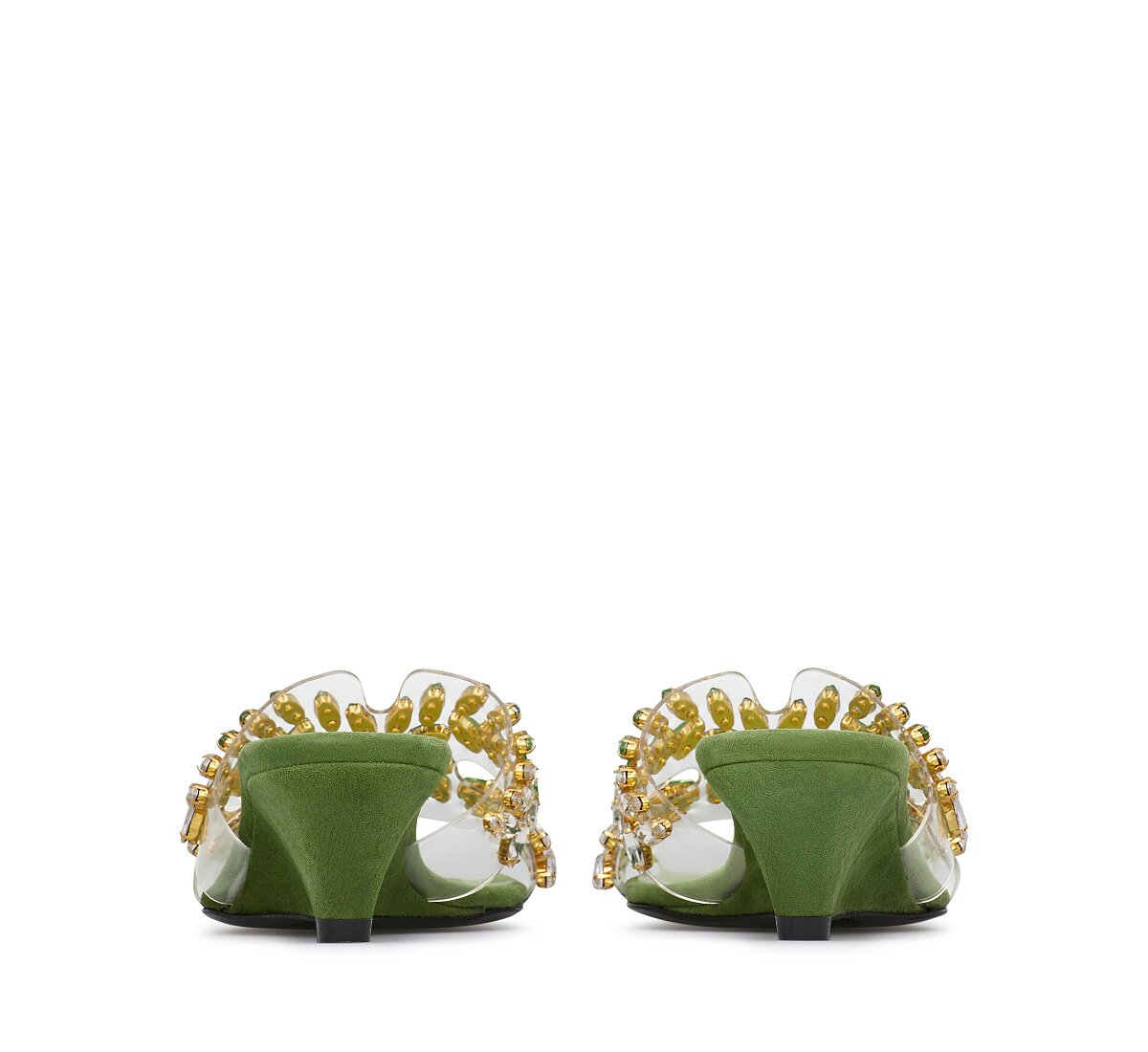Suede sandal