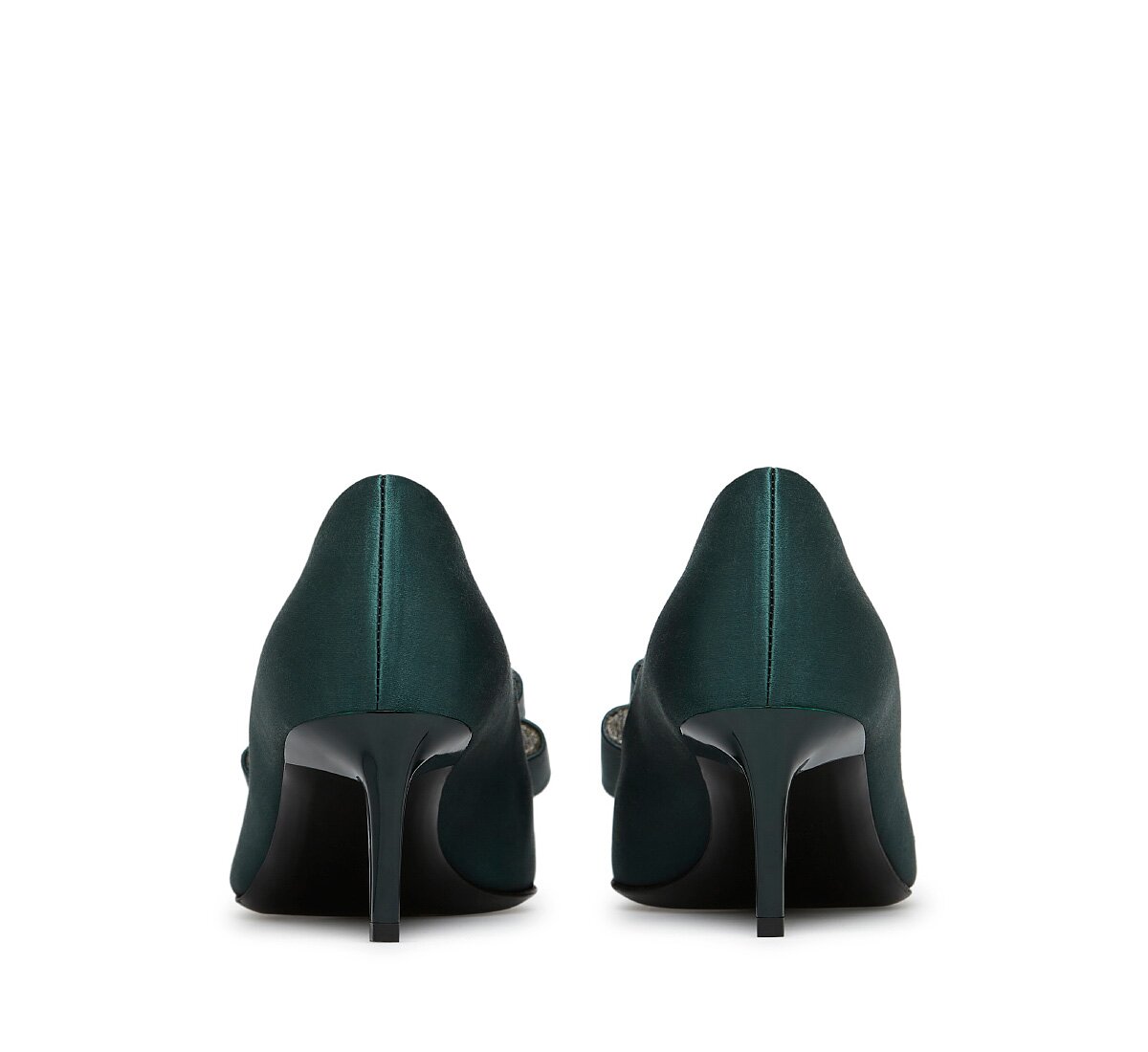 Fabi satin pumps