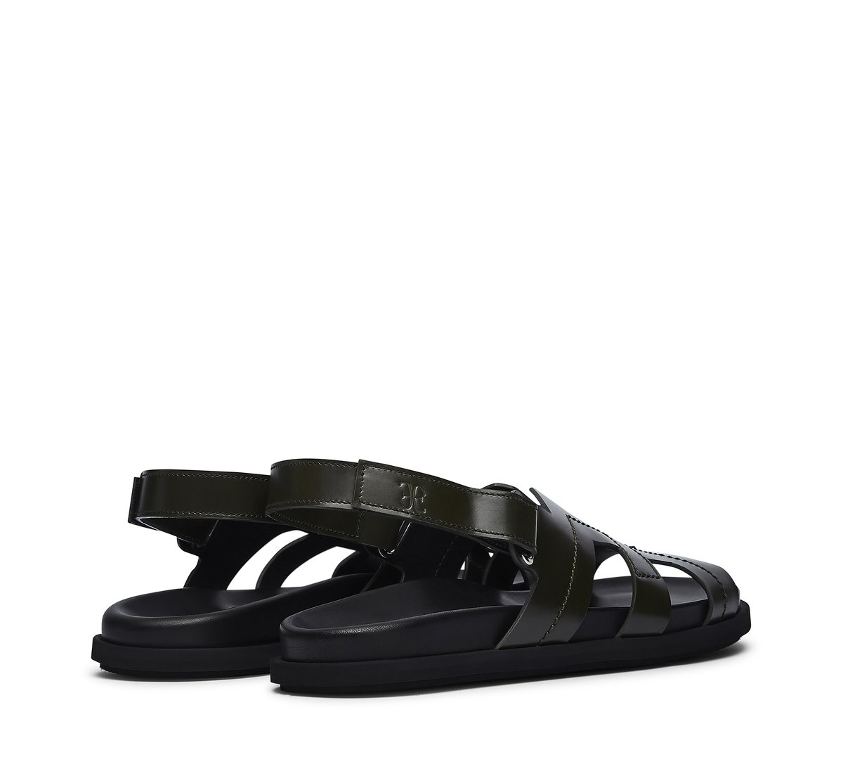 Sandals with ankle strap