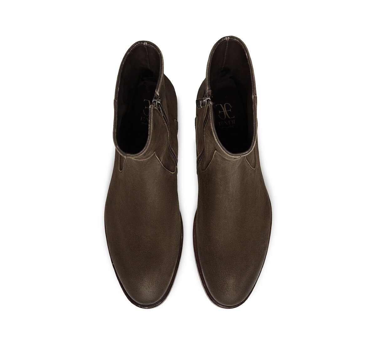 Suede ankle boot