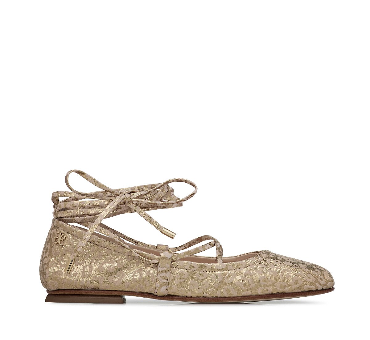 Fabi ballerinas with ankle ties