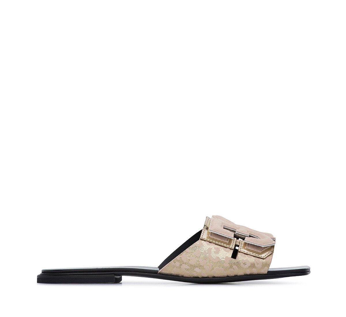 Slipper con maxi logo