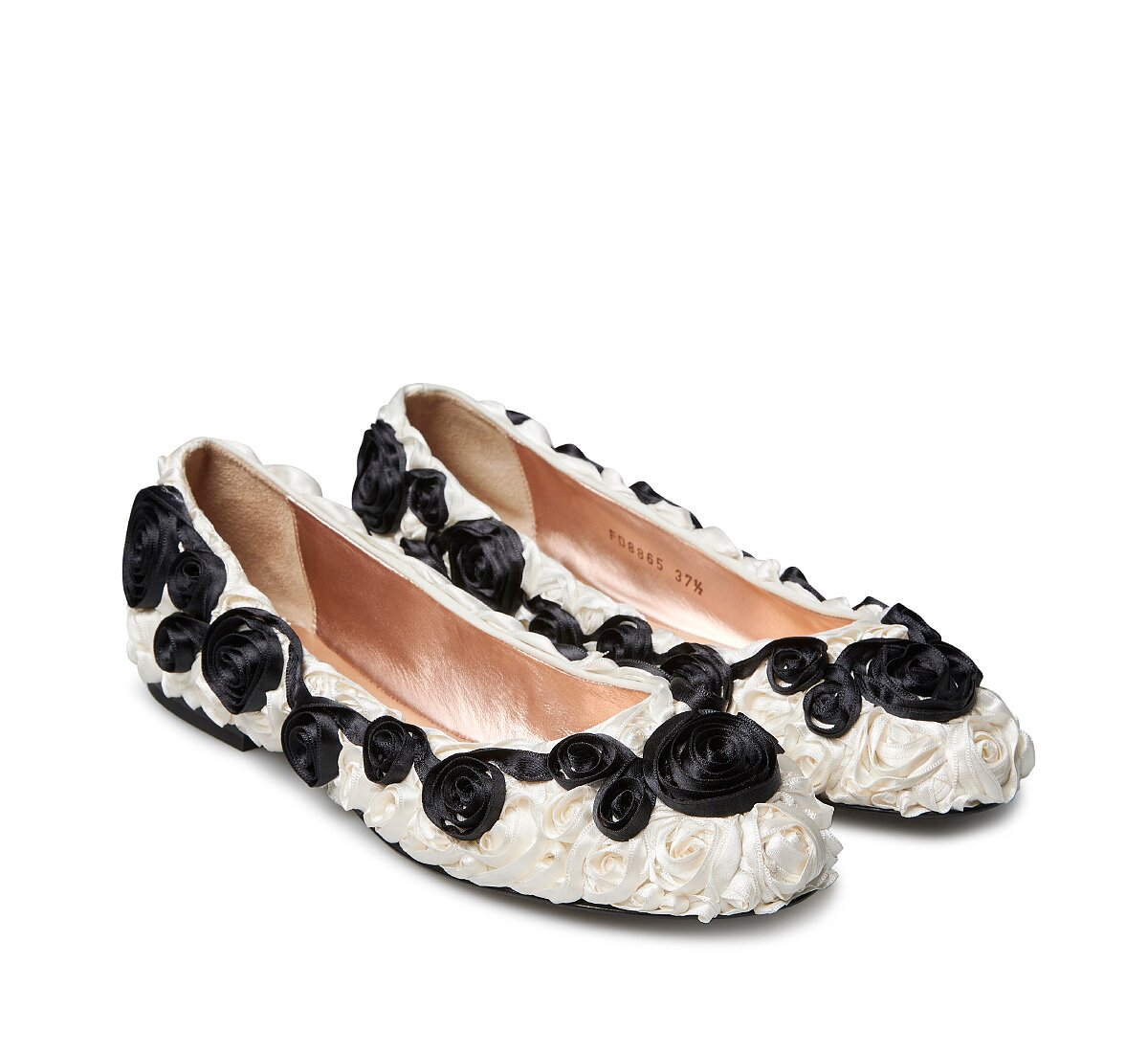 Fabi ballerina in satin
