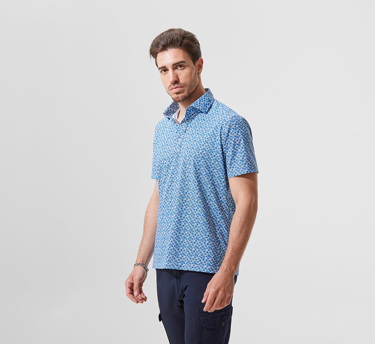 Patterned polo