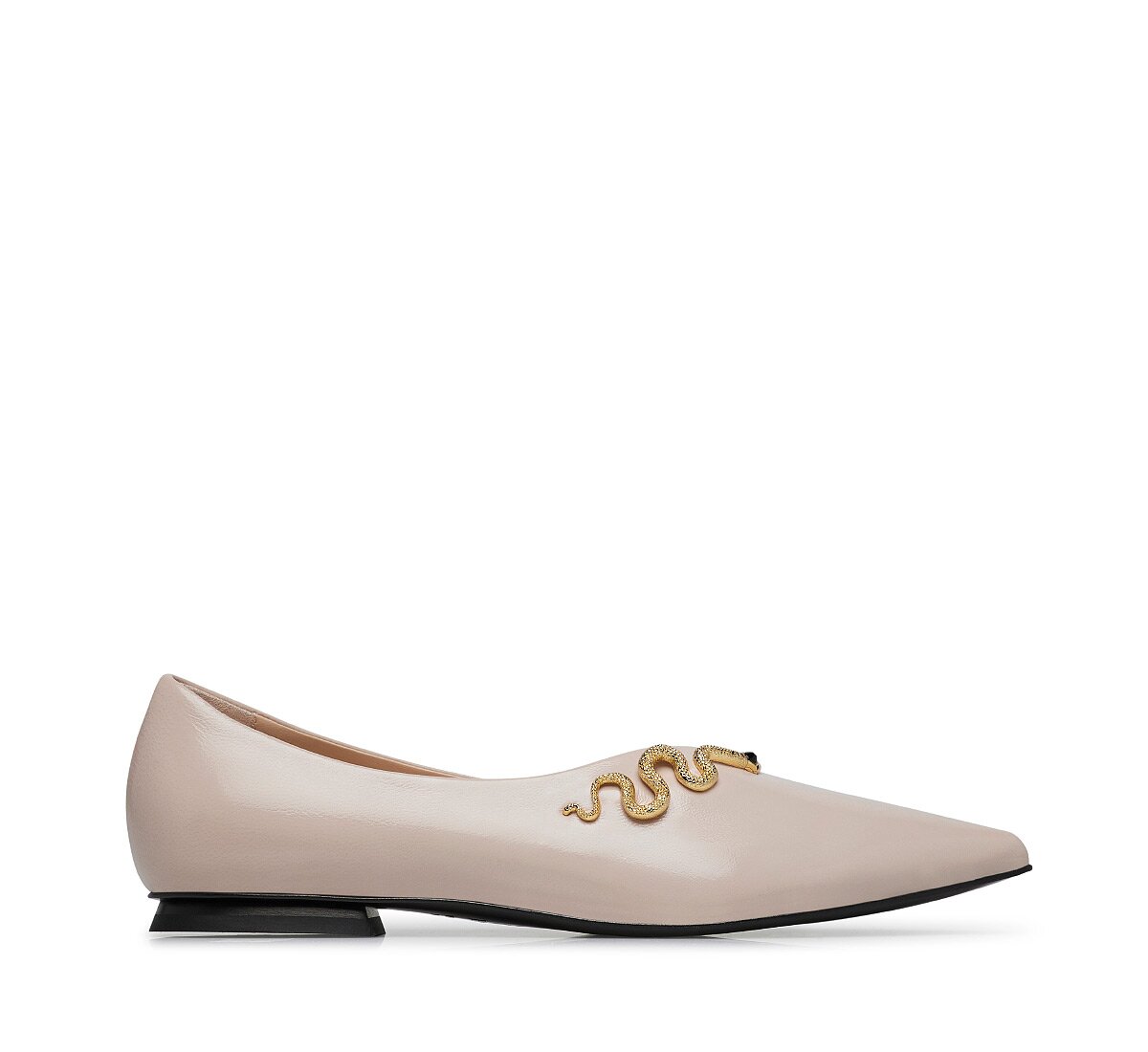 Fabi Snake ballet flats