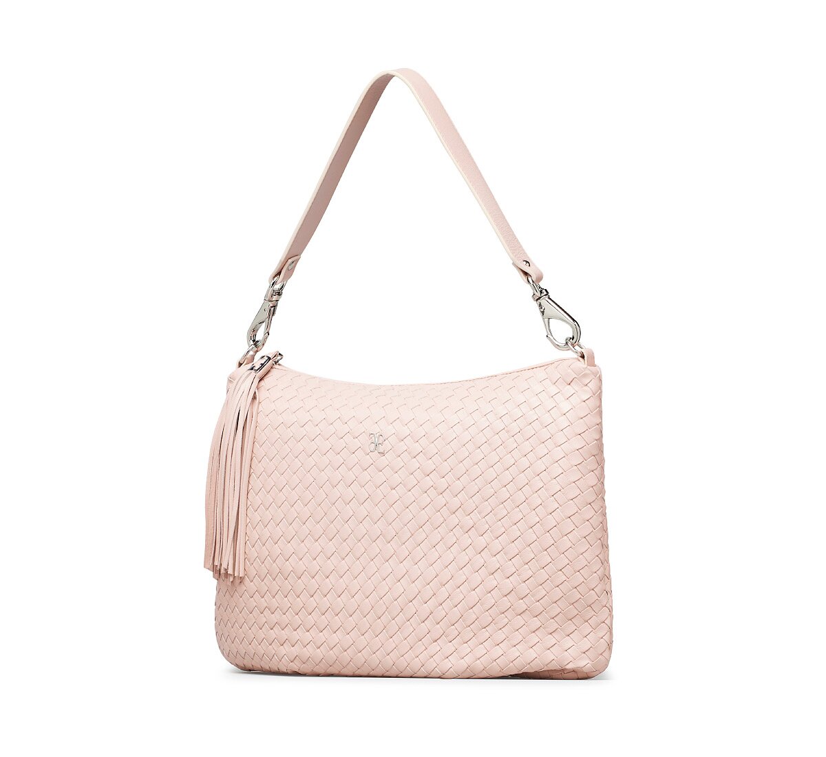 Borsa a mano in pelle intrecciata