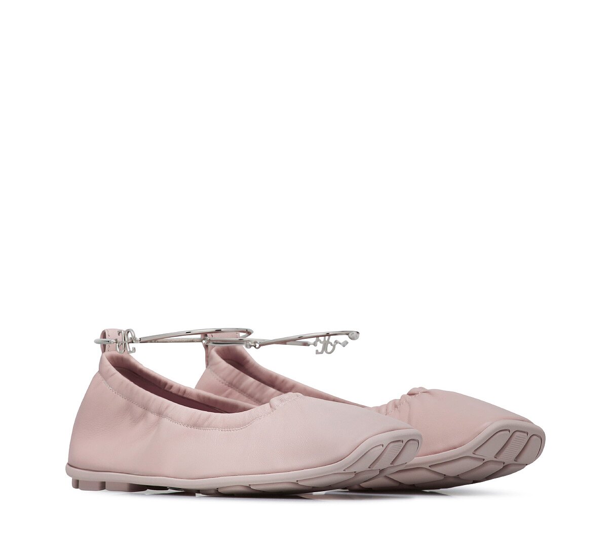 Fabi ballet flat with ankle strap