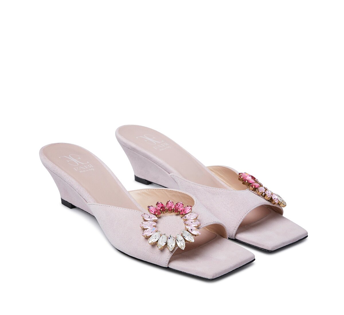 Fabi sandal with jewel detail