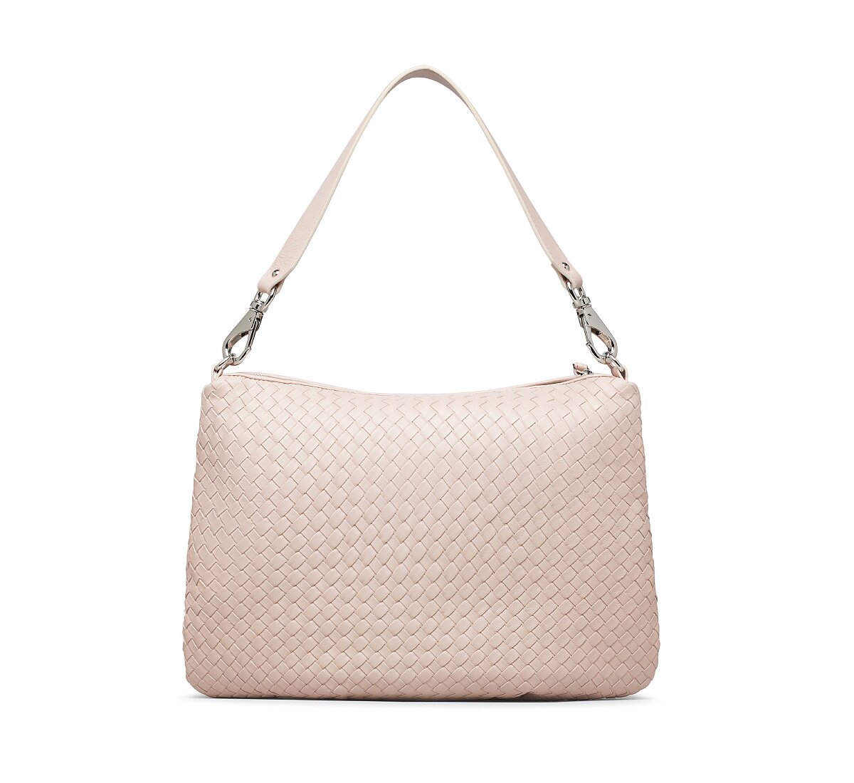 Borsa a mano in pelle intrecciata