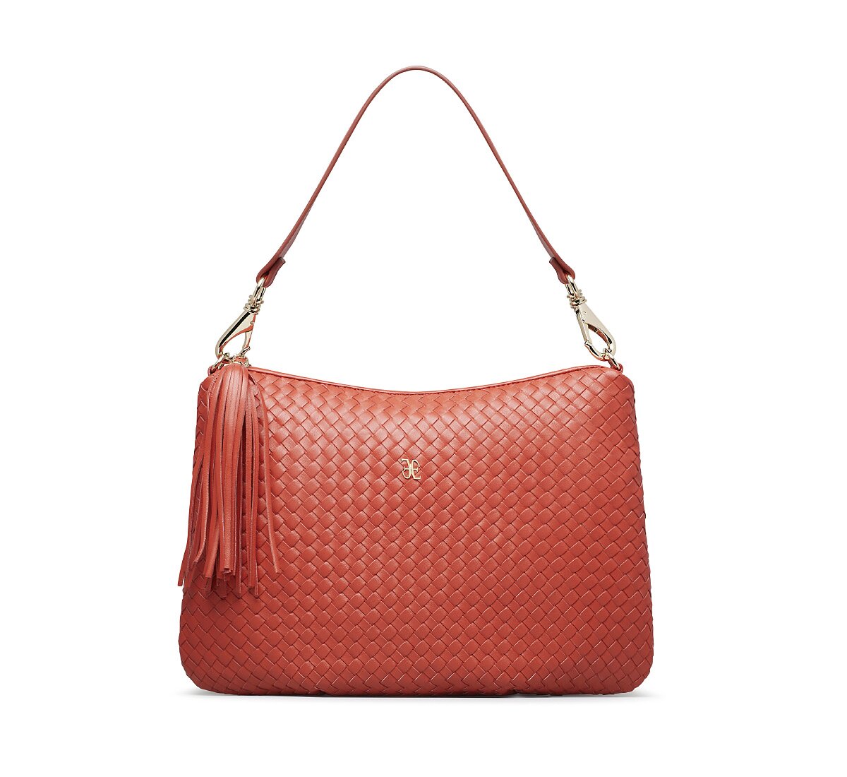 Woven Leather Handbag