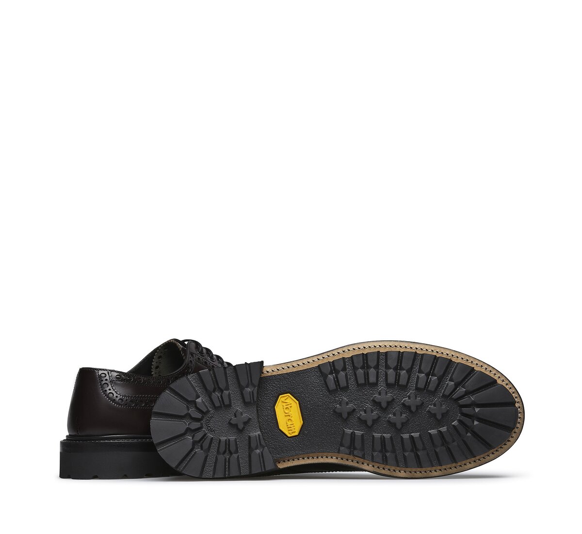 Шнуровка из телячьей кожи Fabi