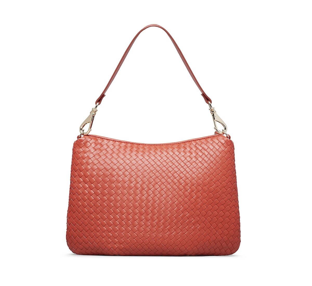 Woven Leather Handbag