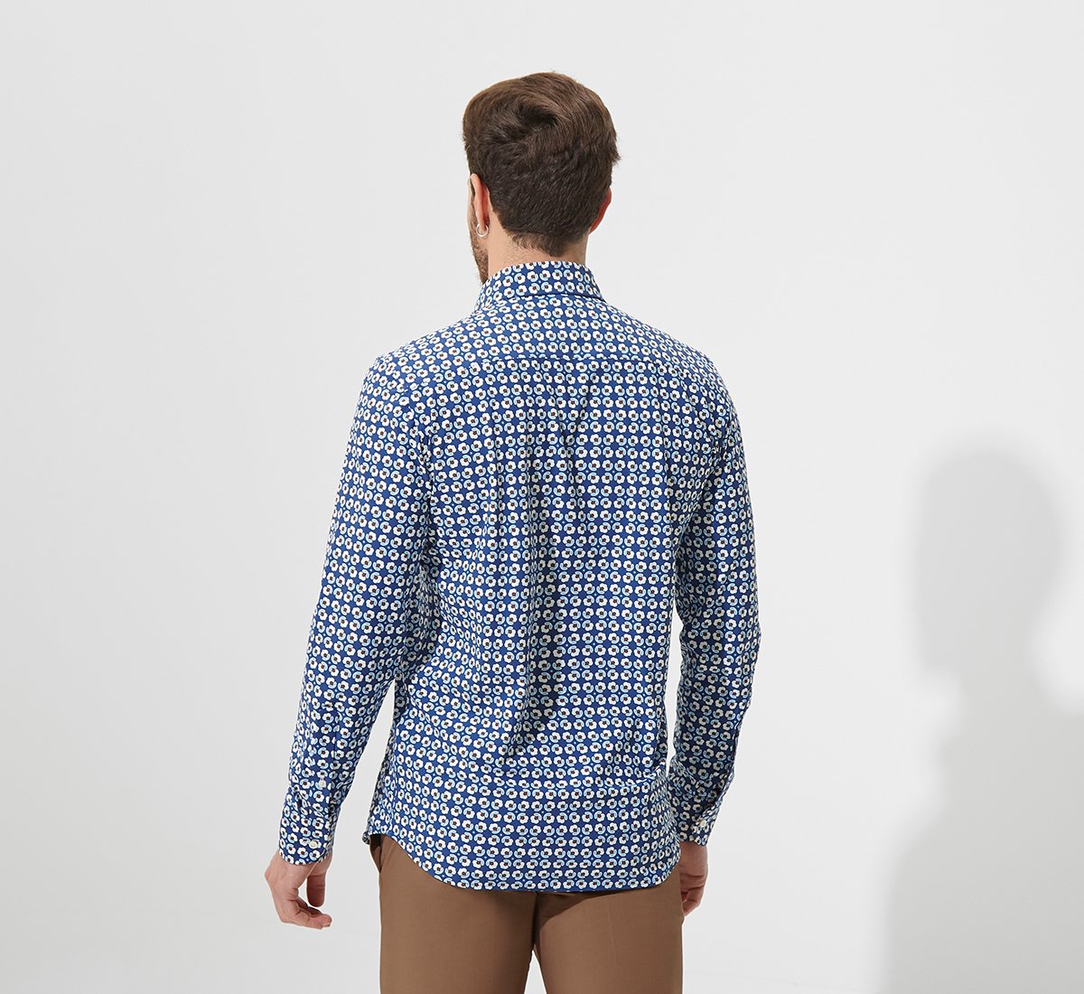 Regular-fit patterned shirt