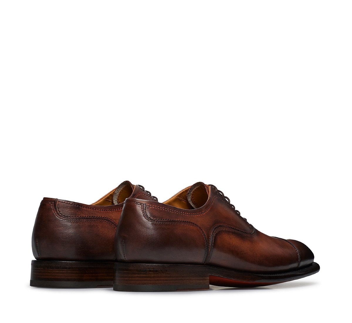 Exquisite calfskin lace-ups