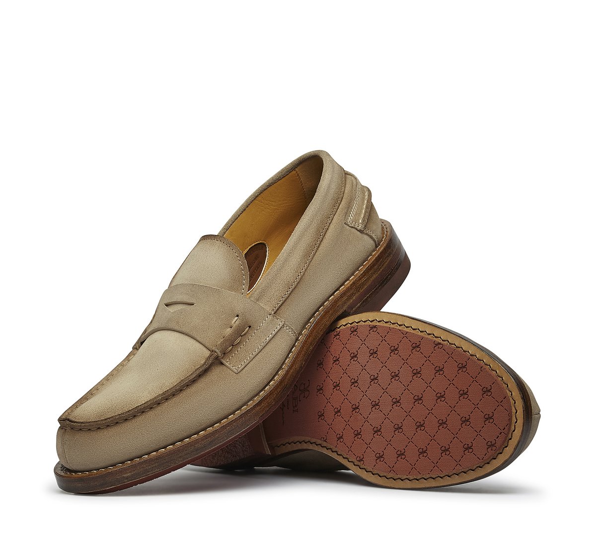 Velour loafer
