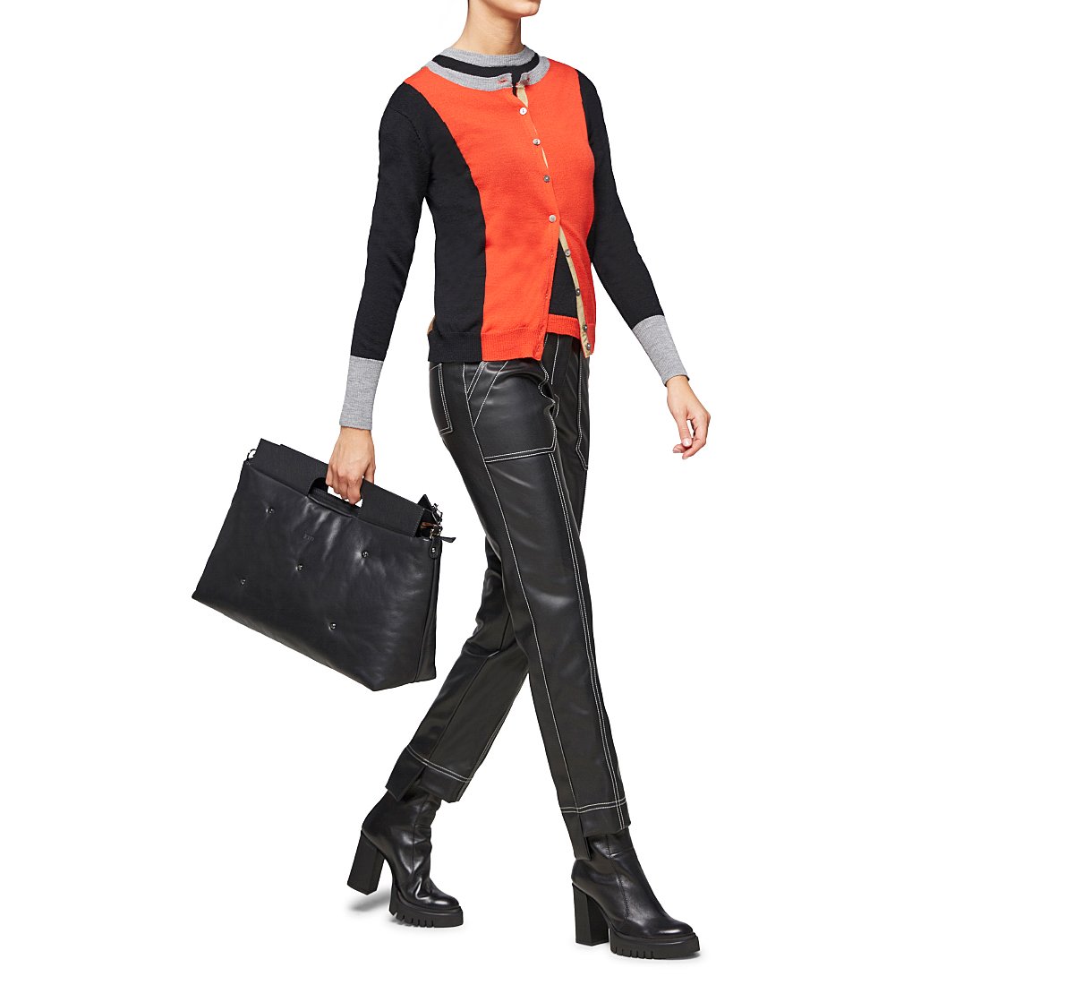 Cardigan con chiusura a bottoni