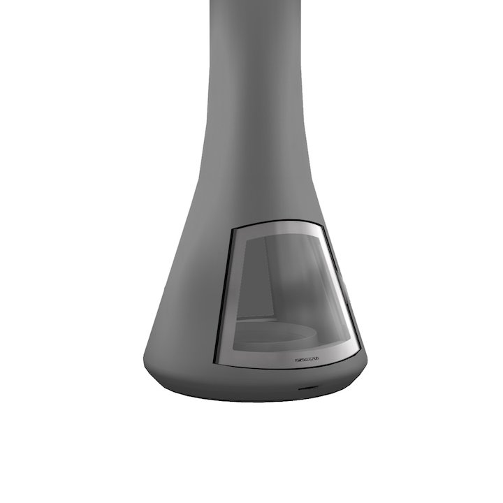 JC Bordelet Calista 917 Wall Mounted Wood Fireplace - Anthracite Grey