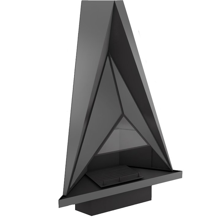 JC Bordelet Camilia 984 Corner Open Fireplace