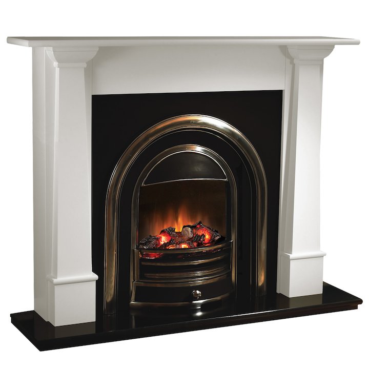 Flamerite Bronte Tennyson 54 Electric Fireplace Suite