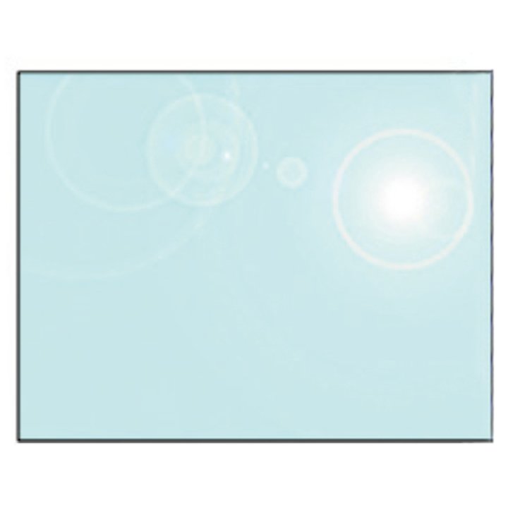 EVA 12mm Rectangular Glass Hearth Floor Plate (1100x850) - Clear