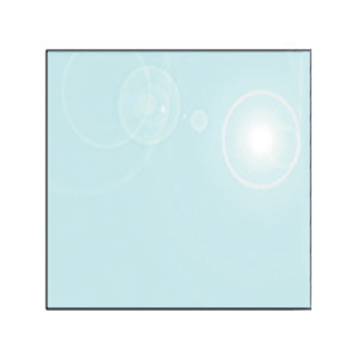 EVA 12mm Square Glass Hearth Floor Plate (900x900) - Clear