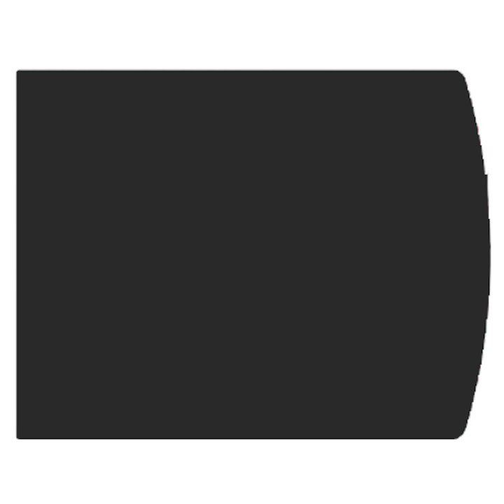 EVA 2mm Extended Full Chord Steel Floor Plate (850x800) - Black