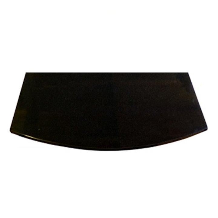 EVA 20mm Full Chord Polished Black Granite Floor Plate (500x1000) - Black
