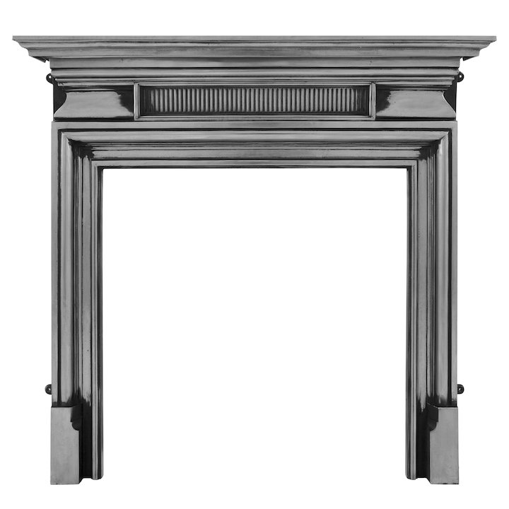 Carron Belgrave Cast-Iron Fireplace Surround - Polished Steel
