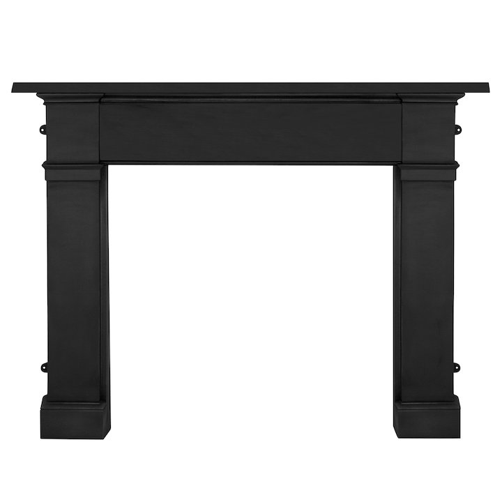 Carron Somerset Cast-Iron Fireplace Surround - Black