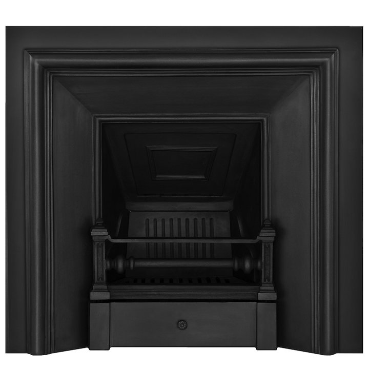 Carron Royal Cast-Iron Fireplace Insert - Black