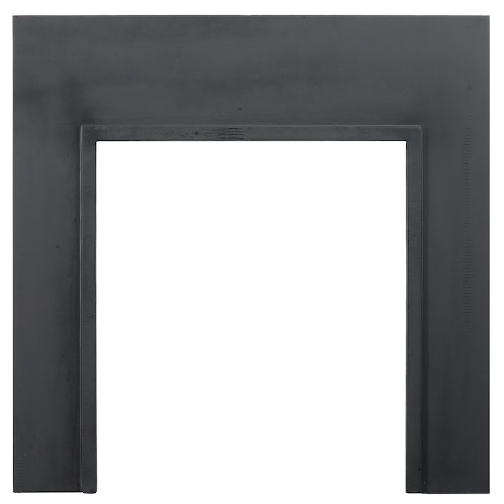 Stovax Chelsea London Front Cast-Iron Back Panel - With 750x660 Opening - Black