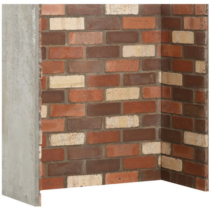 Gallery Rainbow Brick Effect Chamber - Complete Lining Set - Multicolour