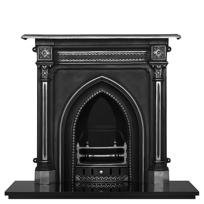 Carron Gothic Cast-Iron Fireplace Combination