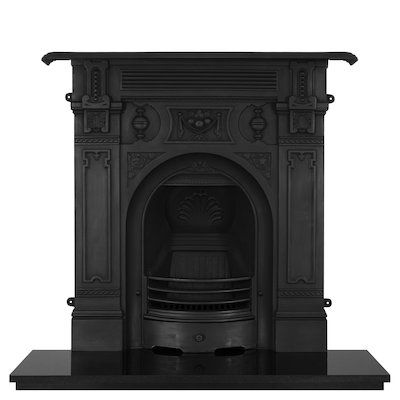 Carron Victorian Large Cast-Iron Fireplace Combination
