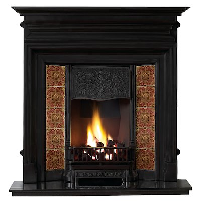 Gallery Edwardian Cast-Iron Fireplace Combination