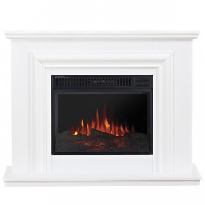 Ekofires 1200 Electric Fireplace Suite - White