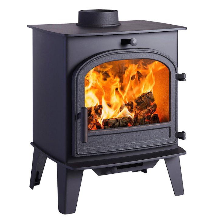 Cleanburn Lovenholm Wood Stove - Black