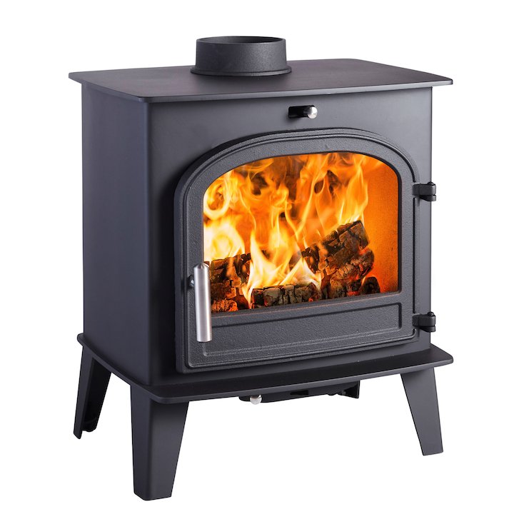 Cleanburn Norreskoven Wood Stove - Black