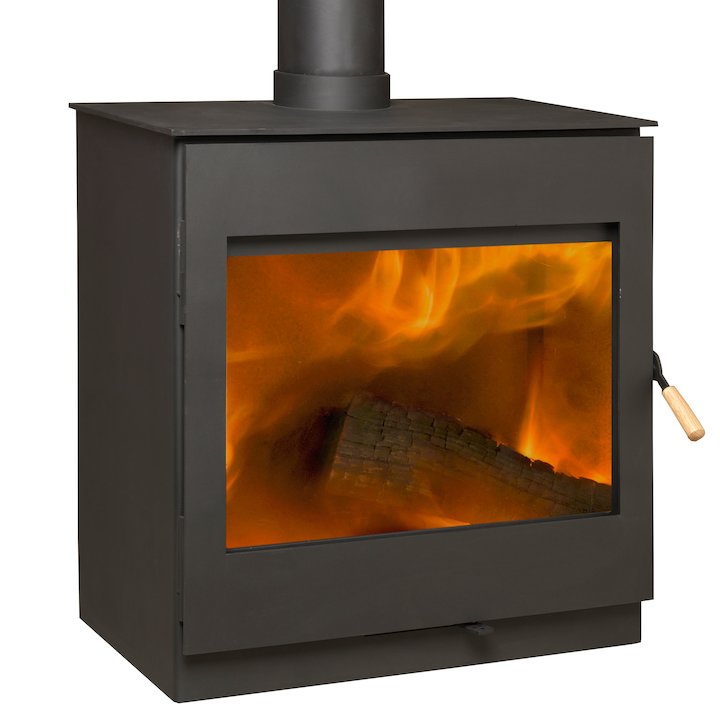 Burley Bosworth 12 Firecube Wood Stove - Black