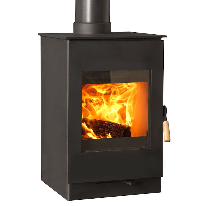 Burley Bradgate 5 Firecube Wood Stove - Black