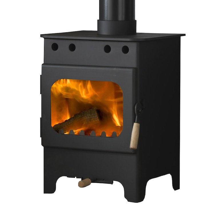 Burley Debdale 4 Fireball Wood Stove - Black