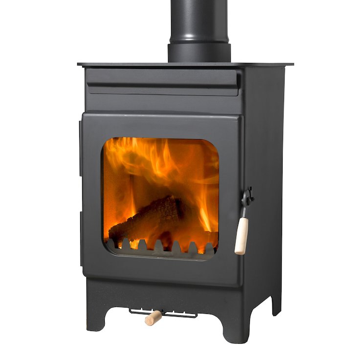 Burley Hollywell 5 Fireball Wood Stove - Black
