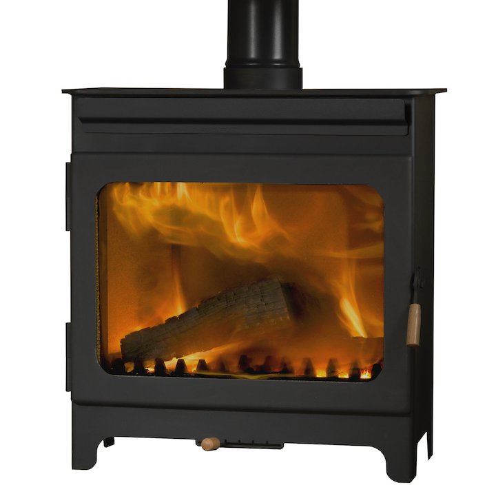 Burley Wakerley 12 Fireball Wood Stove - Black